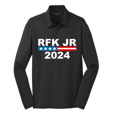 Robert Kennedy Jr. For President 2024, RFK JR 2024 Silk Touch Performance Long Sleeve Polo