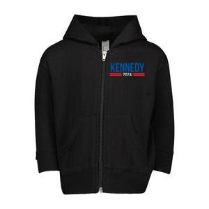 Robert Kennedy Jr. 2024 President Elect Kennedy 2024 Toddler Zip Fleece Hoodie