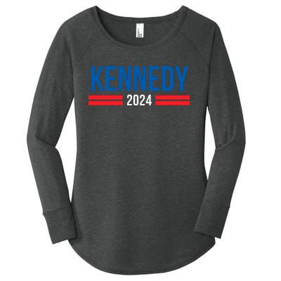 Robert Kennedy Jr. 2024 President Elect Kennedy 2024 Women's Perfect Tri Tunic Long Sleeve Shirt