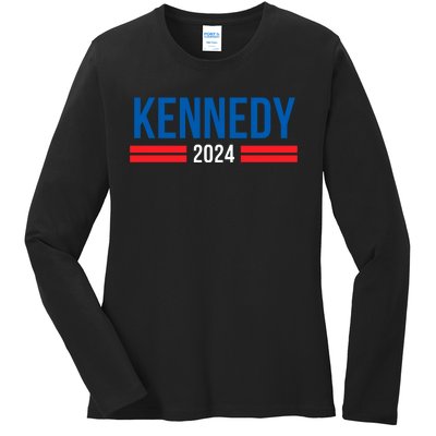 Robert Kennedy Jr. 2024 President Elect Kennedy 2024 Ladies Long Sleeve Shirt