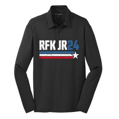 Robert Kennedy Jr. For President 2024 Rfk Jr 2024 Silk Touch Performance Long Sleeve Polo