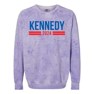 Robert Kennedy Jr. 2024, President Elect Kennedy 2024 Colorblast Crewneck Sweatshirt