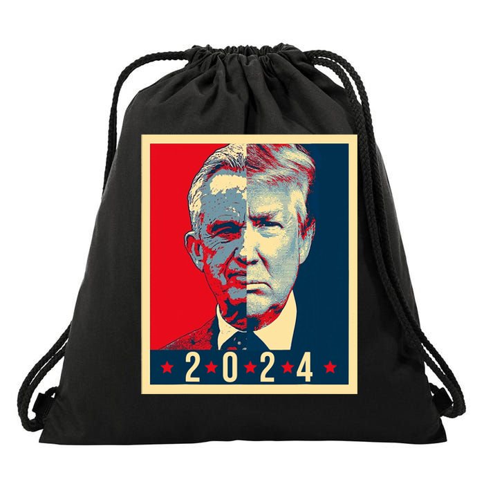 Robert Kennedy Jr Rfk Jr For Trump Unity President 2024 Drawstring Bag