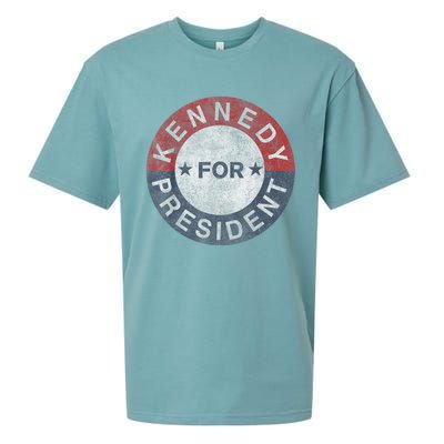 Robert Kennedy Jr. For President 2024 Presidential Election Sueded Cloud Jersey T-Shirt