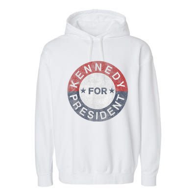 Robert Kennedy Jr. For President 2024 Presidential Election Garment-Dyed Fleece Hoodie