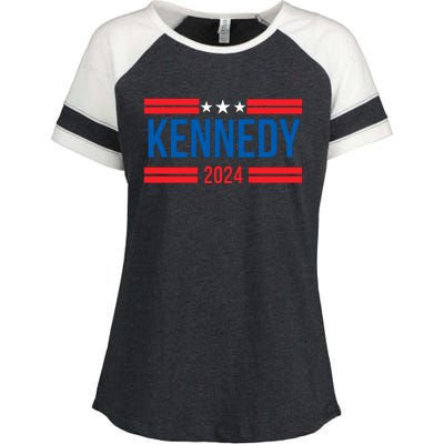 Robert Kennedy Jr. 2024 Presidential Election Kennedy 2024 Enza Ladies Jersey Colorblock Tee