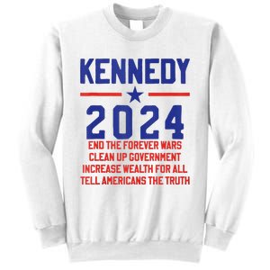 Robert Kennedy Jr. Rfk Jr 2024 For President Priorities Sweatshirt