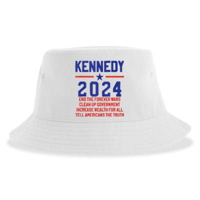 Robert Kennedy Jr. Rfk Jr 2024 For President Priorities Sustainable Bucket Hat