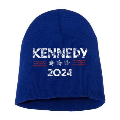 Robert Kennedy Jr 2024 President Retro Elections Short Acrylic Beanie