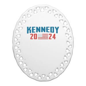 Robert Kennedy Jr 2024 Presidential Ceramic Oval Ornament