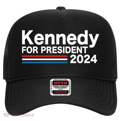 Robert Kennedy Jr For President 2024 Election High Crown Mesh Back Trucker Hat