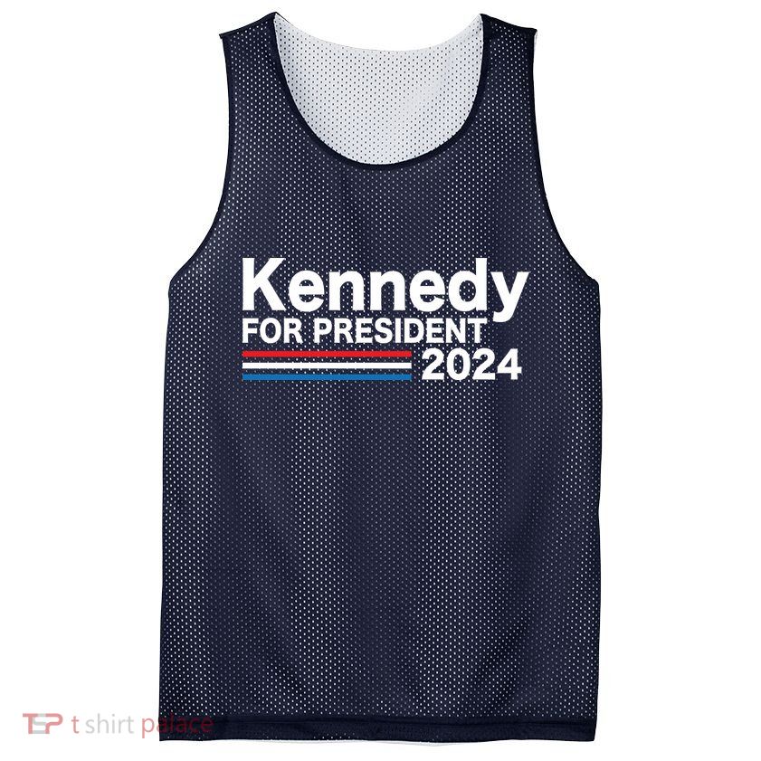 Robert Kennedy Jr For President 2024 Election Mesh Reversible Basketball Jersey Tank