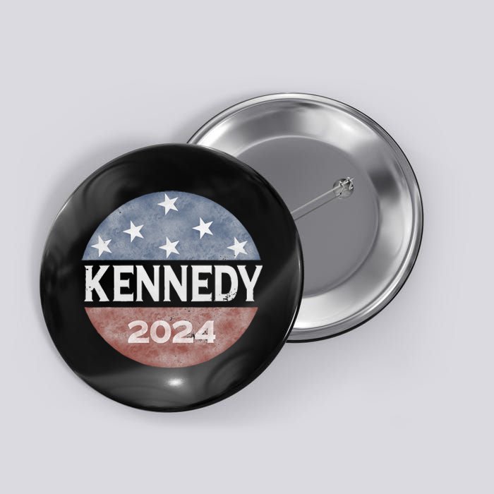 Robert Kennedy Jr 2024 President Vintage Button USA Flag Button