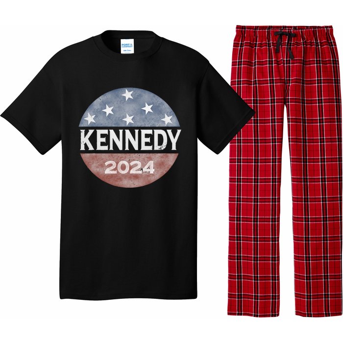 Robert Kennedy Jr 2024 President Vintage Button USA Flag Pajama Set