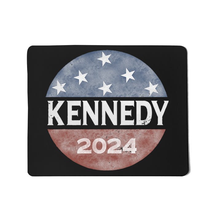 Robert Kennedy Jr 2024 President Vintage Button USA Flag Mousepad