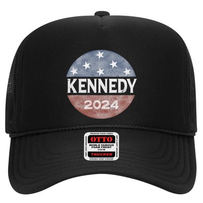 Robert Kennedy Jr 2024 President Vintage Button USA Flag Trucker Hat