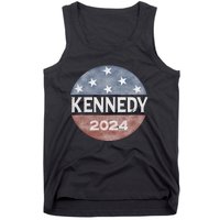 Robert Kennedy Jr 2024 President Vintage Button USA Flag Tank Top