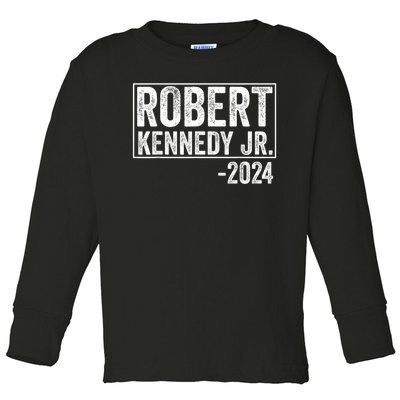 Robert Kennedy Jr 2024 Campaign For President Toddler Long Sleeve Shirt