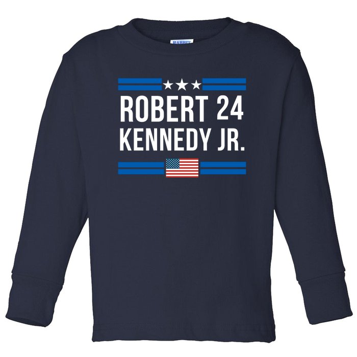 Robert Kennedy Jr. Election 2024, Presidential Election 2024 Toddler Long Sleeve Shirt