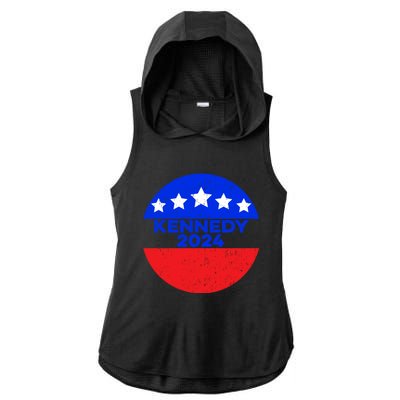 Robert Kennedy Jr. For President 2024 Presidential Election Ladies PosiCharge Tri-Blend Wicking Draft Hoodie Tank