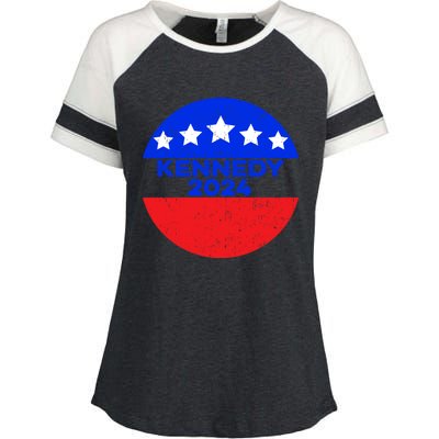 Robert Kennedy Jr. For President 2024 Presidential Election Enza Ladies Jersey Colorblock Tee