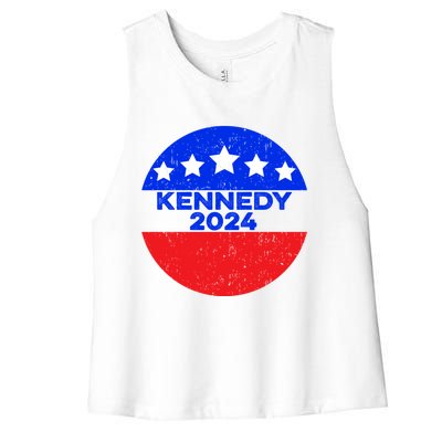 Robert Kennedy Jr. For President 2024 Presidential Election Women's Racerback Cropped Tank