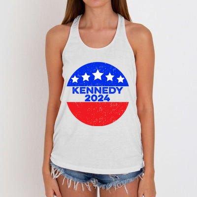 Robert Kennedy Jr. For President 2024 Presidential Election Women's Knotted Racerback Tank