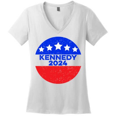 Robert Kennedy Jr. For President 2024 Presidential Election Women's V-Neck T-Shirt