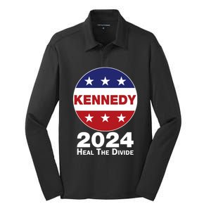 Robert Kennedy Jr. For President 2024 Presidential Election Silk Touch Performance Long Sleeve Polo