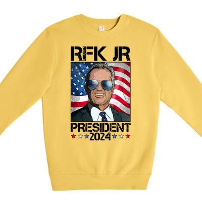 Robert Kennedy Jr For President Rfk Jr 2024 Election Premium Crewneck Sweatshirt