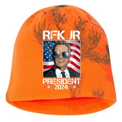 Robert Kennedy Jr For President Rfk Jr 2024 Election Kati - Camo Knit Beanie