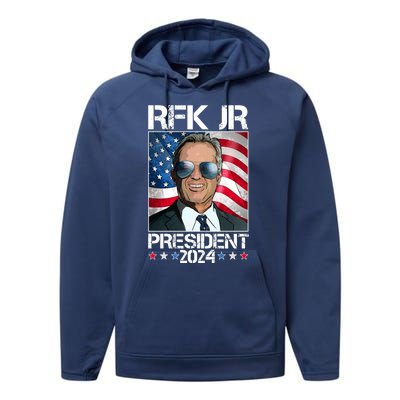 Robert Kennedy Jr For President Rfk Jr 2024 Election Performance Fleece Hoodie