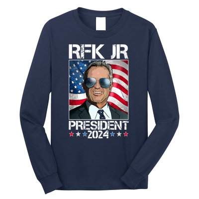 Robert Kennedy Jr For President Rfk Jr 2024 Election Long Sleeve Shirt