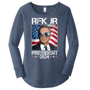 Robert Kennedy Jr For President Rfk Jr 2024 Election Women's Perfect Tri Tunic Long Sleeve Shirt