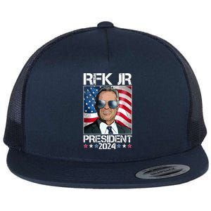 Robert Kennedy Jr For President Rfk Jr 2024 Election Flat Bill Trucker Hat