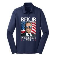 Robert Kennedy Jr For President Rfk Jr 2024 Election Silk Touch Performance Long Sleeve Polo