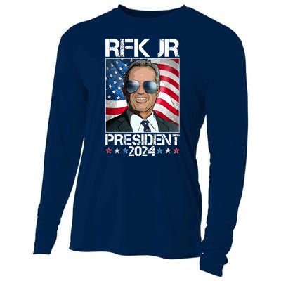 Robert Kennedy Jr For President Rfk Jr 2024 Election Cooling Performance Long Sleeve Crew