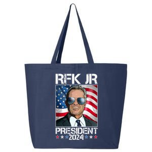 Robert Kennedy Jr For President Rfk Jr 2024 Election 25L Jumbo Tote