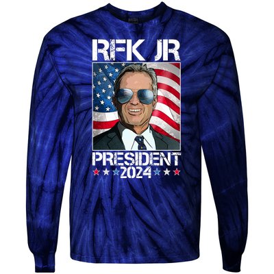 Robert Kennedy Jr For President Rfk Jr 2024 Election Tie-Dye Long Sleeve Shirt