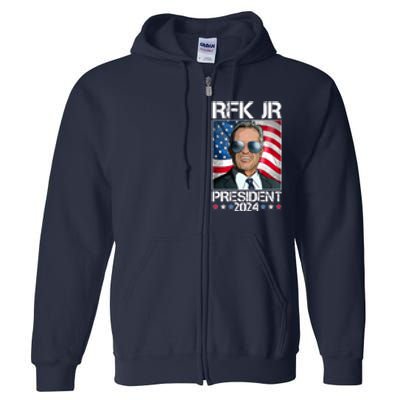 Robert Kennedy Jr For President Rfk Jr 2024 Election Full Zip Hoodie