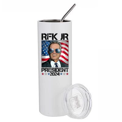 Robert Kennedy Jr For President Rfk Jr 2024 Election Stainless Steel Tumbler