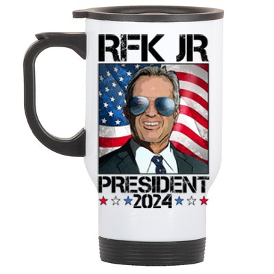 Robert Kennedy Jr For President Rfk Jr 2024 Election Stainless Steel Travel Mug