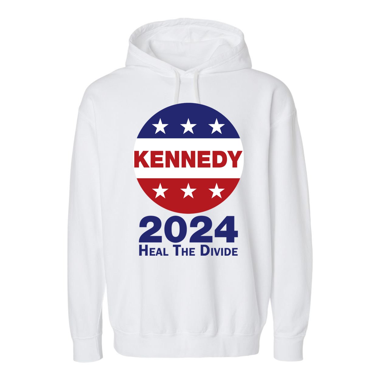 Robert Kennedy Jr. For President 2024 Presidential Election Garment-Dyed Fleece Hoodie