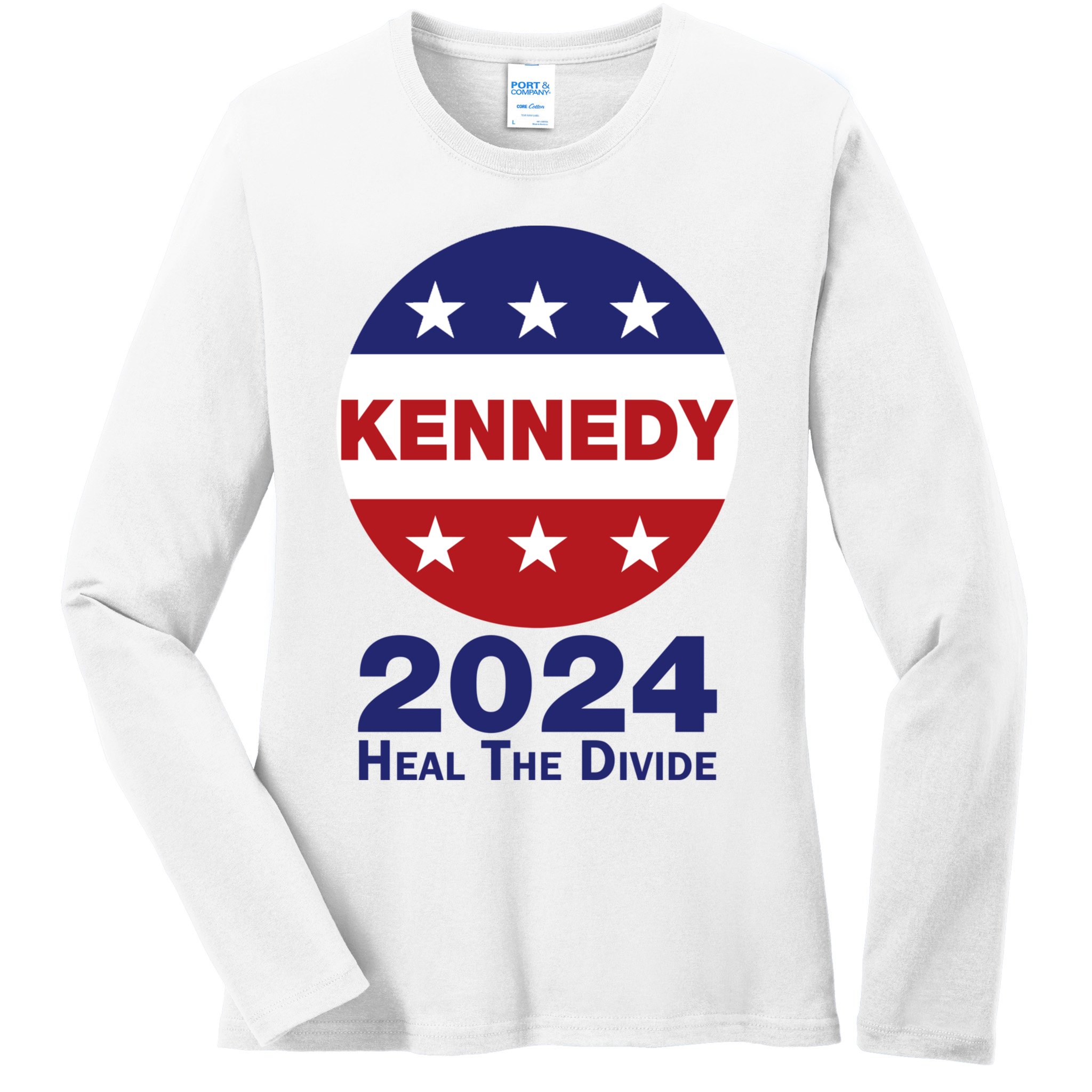 Robert Kennedy Jr. For President 2024 Presidential Election Ladies Long Sleeve Shirt