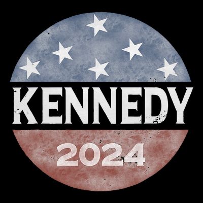 Robert Kennedy Jr 2024 President Vintage Button Usa Flag T-Shirt