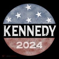 Robert Kennedy Jr 2024 President Vintage Button Usa Flag Tall T-Shirt