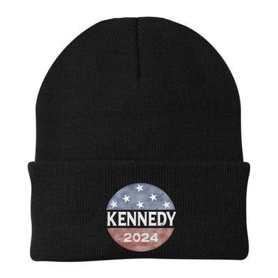Robert Kennedy Jr 2024 President Vintage Button Usa Flag Beanie