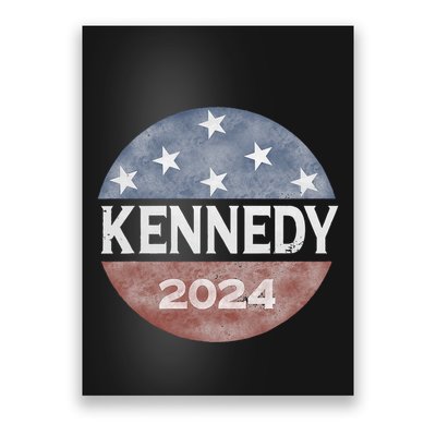 Robert Kennedy Jr 2024 President Vintage Button Usa Flag Poster