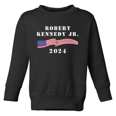 Robert Kennedy Jr 2024 For Presideng Toddler Sweatshirt