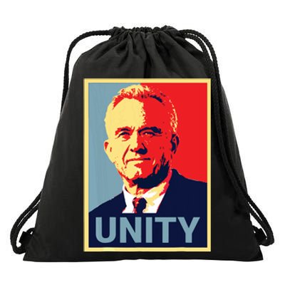 Robert Kennedy Jr. Rfk Jr For Trump Unity 2024 Obama Poster Drawstring Bag